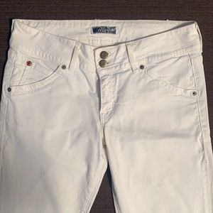 Hudson white boot cut jeans size 30